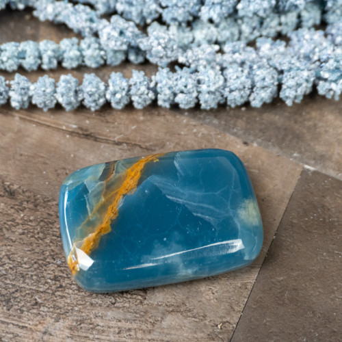 Blue Onyx Palmstone #3