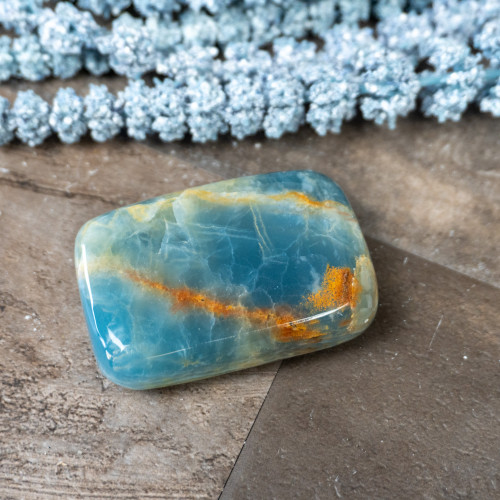 Blue Onyx Palmstone #2