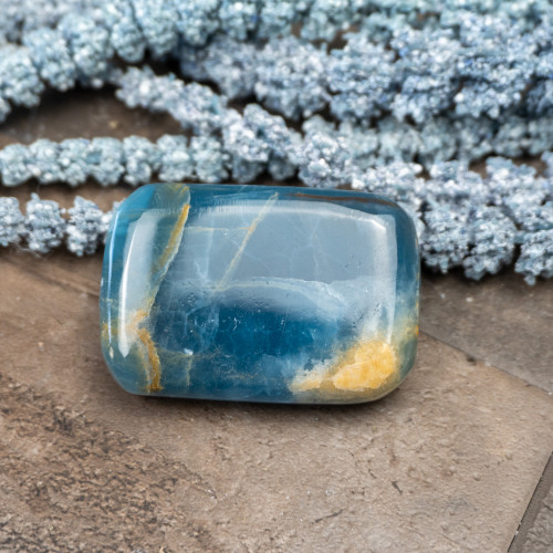 Blue Onyx Palmstone #1