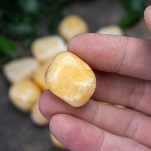 Orange Calcite Tumbled