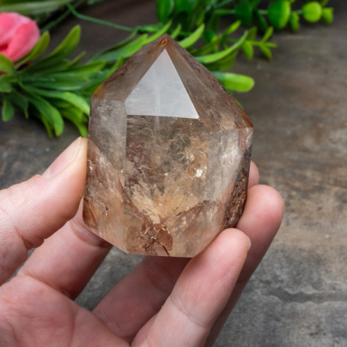 Amphibole Quartz Tower #7