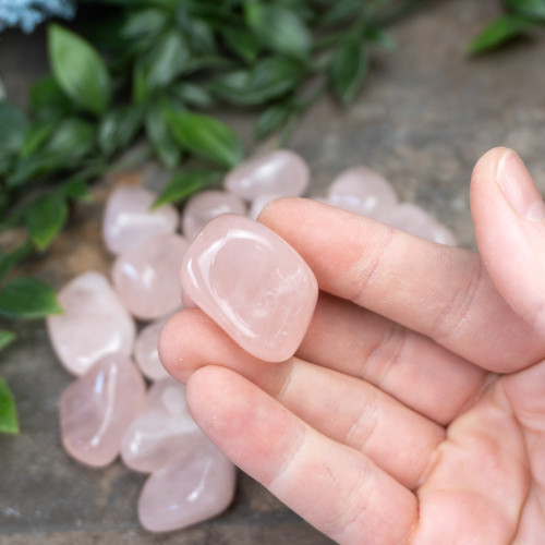A+ Quality Rose Quartz Tumbled