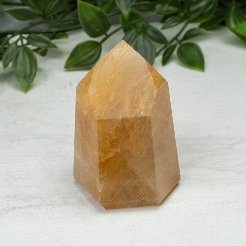 Rutile in Quartz Tower #2