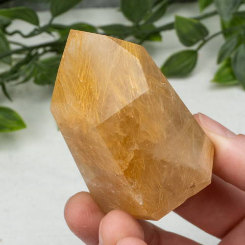 Rutile in Quartz Tower #2