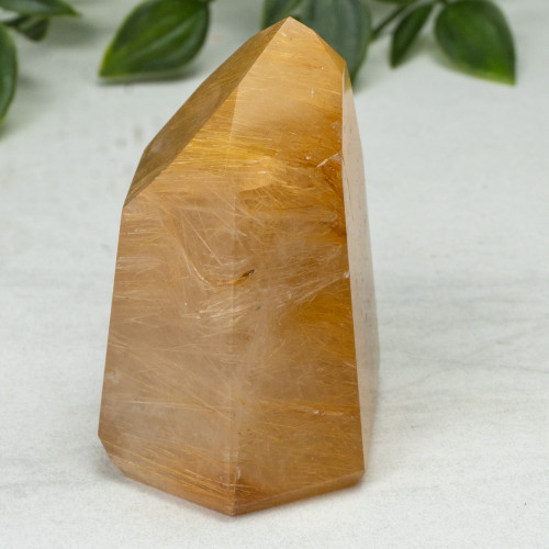 Rutile in Quartz Tower #2