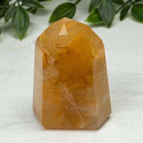 Rutile in Quartz Tower #2