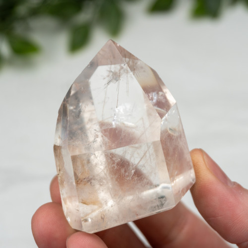 Rutile in Quartz Tower #1