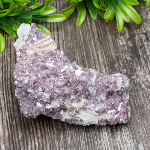 Lepidolite in Aquamarine and Quartz #1