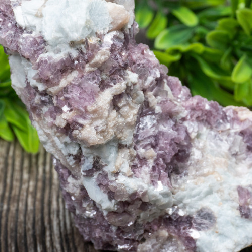 Lepidolite in Aquamarine and Quartz #1