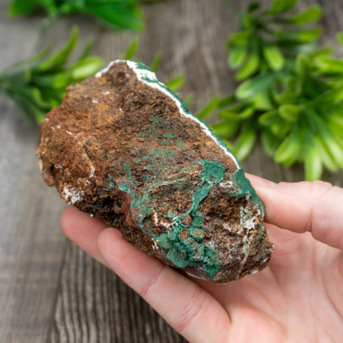 Snow White Quartz on Malachite #1