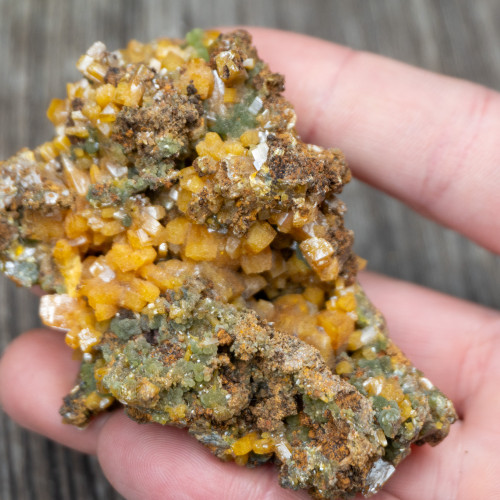 Wulfenite on Lead Matrix #1