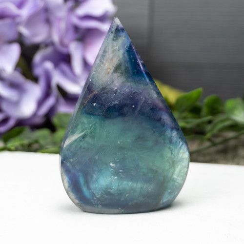 Rainbow Fluorite Flame #4