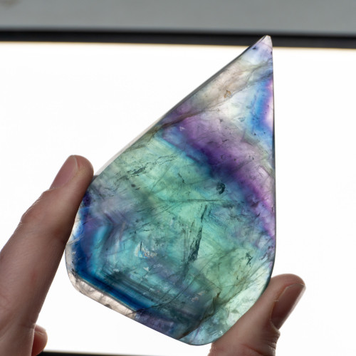 Rainbow Fluorite Flame #4