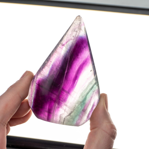 Rainbow Fluorite Flame #3