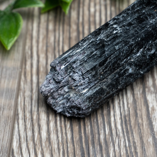 Black Tourmaline Crystallized with Hyalite Opal (Namibia) #6