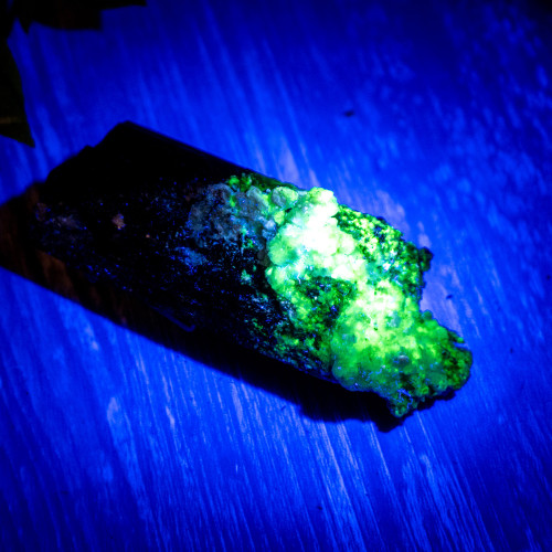 Black Tourmaline Crystallized with Hyalite Opal (Namibia) #2