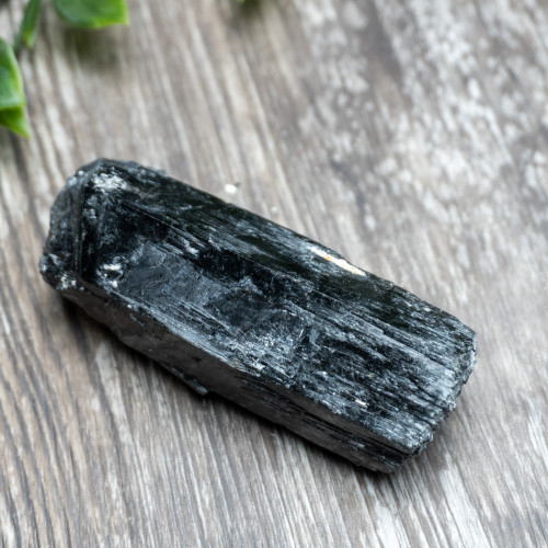 Black Tourmaline Crystallized with Hyalite Opal (Namibia) #3