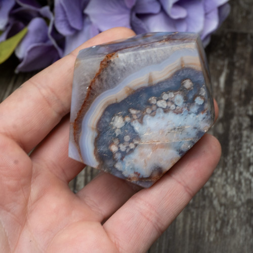 Blue Flower Agate #3