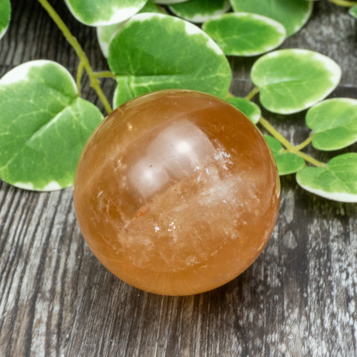 Honey Optical Calcite Sphere #3