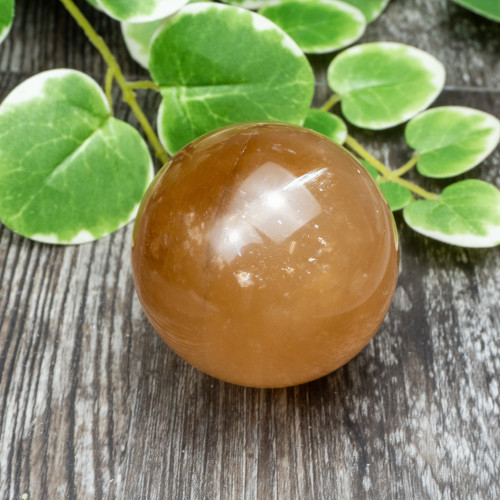 Honey Optical Calcite Sphere #2