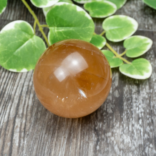 Honey Optical Calcite Sphere #2