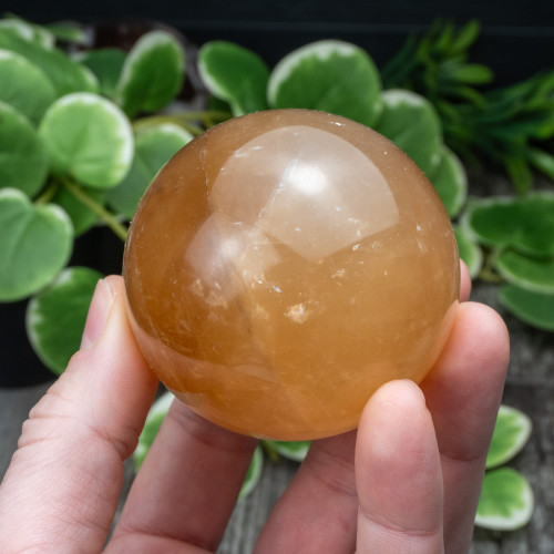 Honey Optical Calcite Sphere #2