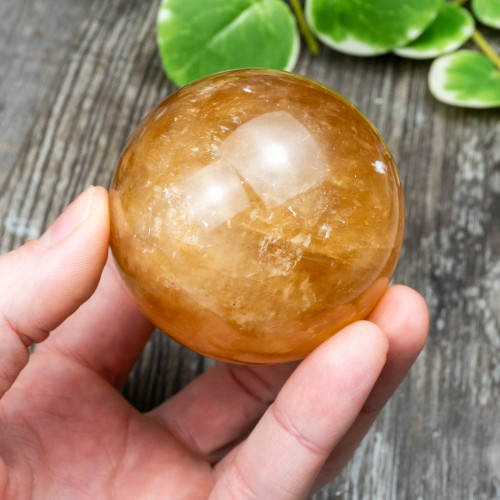 Honey Optical Calcite Sphere #1