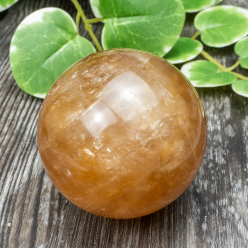 Honey Optical Calcite Sphere #1
