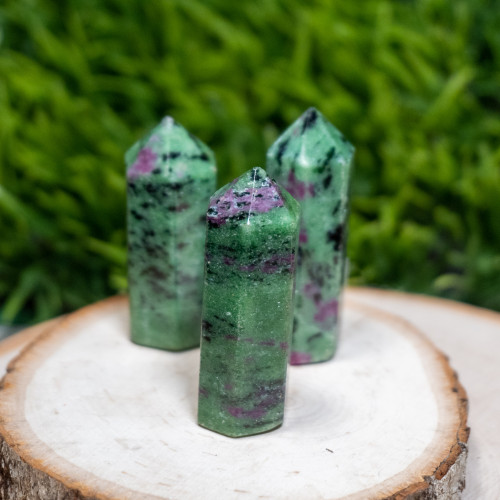 Mini Ruby Zoisite Tower