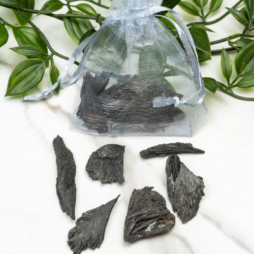 Black Kyanite Fan Satchel