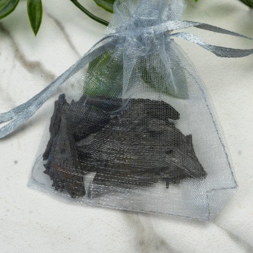 Black Kyanite Fan Satchel