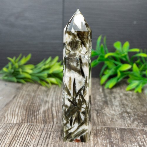 Green Mica in Quartz Tower #5