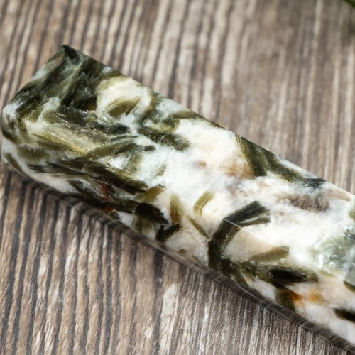 Green Mica & Garnet in Quartz Tower #2