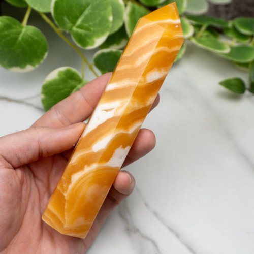 Honey Comb Calcite Tower #1