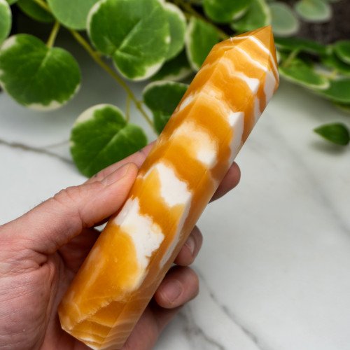 Honey Comb Calcite Tower #1