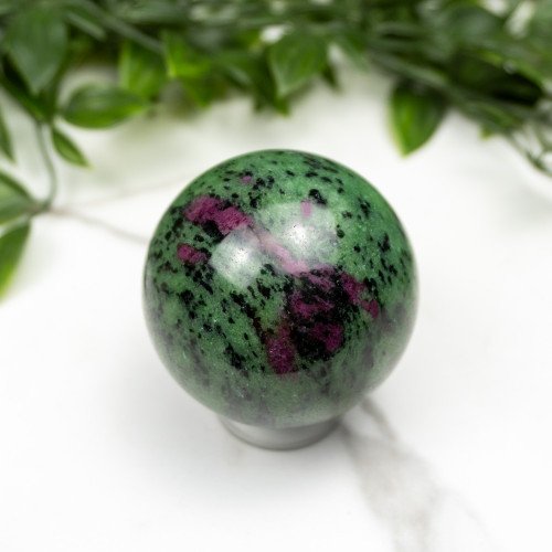 Ruby Zoisite Sphere #2