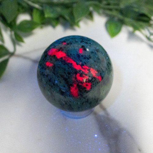 Ruby Zoisite Sphere #2
