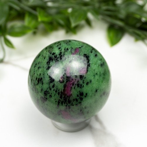 Ruby Zoisite Sphere #2