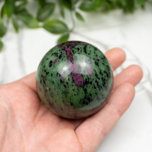 Ruby Zoisite Sphere #2
