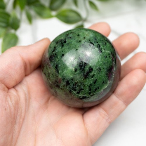 Ruby Zoisite Sphere #1