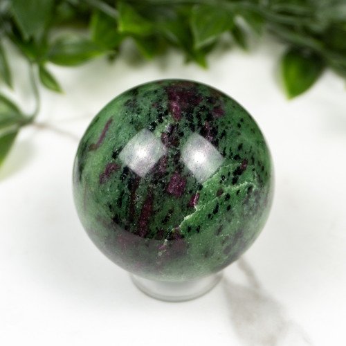 Ruby Zoisite Sphere #1