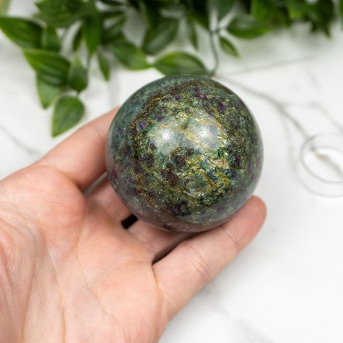 Ruby in Fuchsite & Kyanite Sphere #2