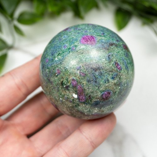 Ruby in Fuchsite & Kyanite Sphere #1