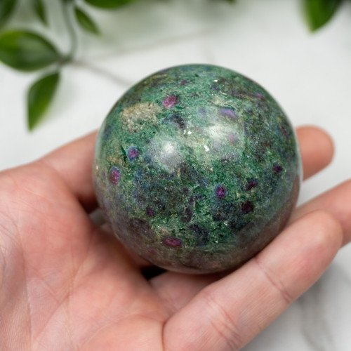 Ruby in Fuchsite & Kyanite Sphere #1