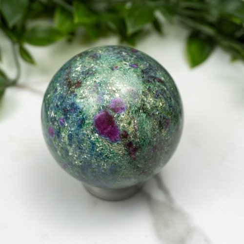 Ruby in Fuchsite & Kyanite Sphere #1