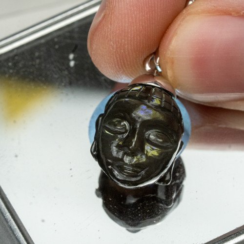Colombianite Buddha Necklace #2