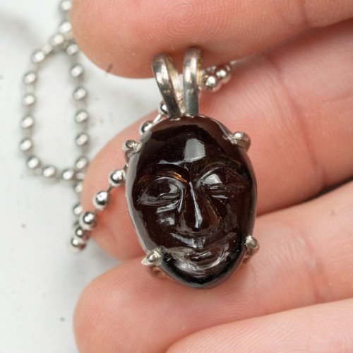 Colombianite Mask Necklace #1