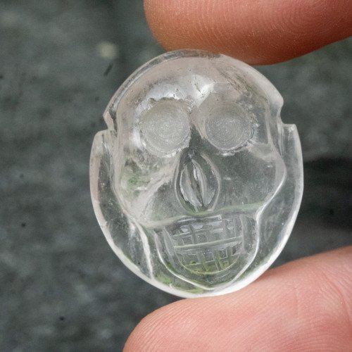 Colombian Quartz Skull Medallion #2