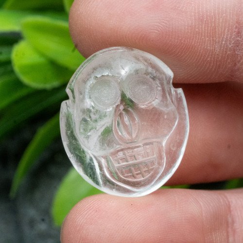 Colombian Quartz Skull Medallion #2