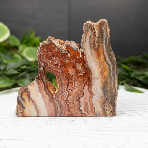 Pink Lace Chalcedony Slab #7